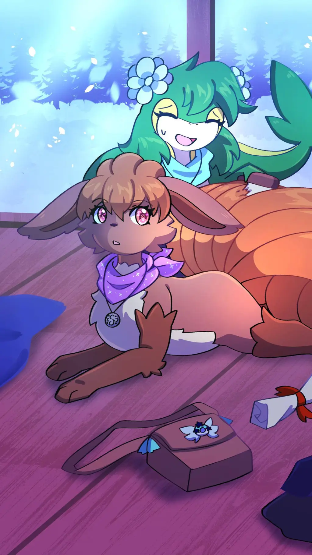 ai character: Laiba background