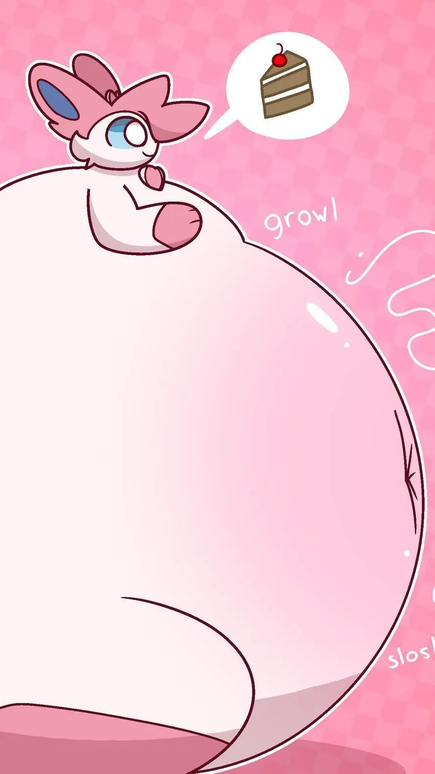 ai character: Sylveon background