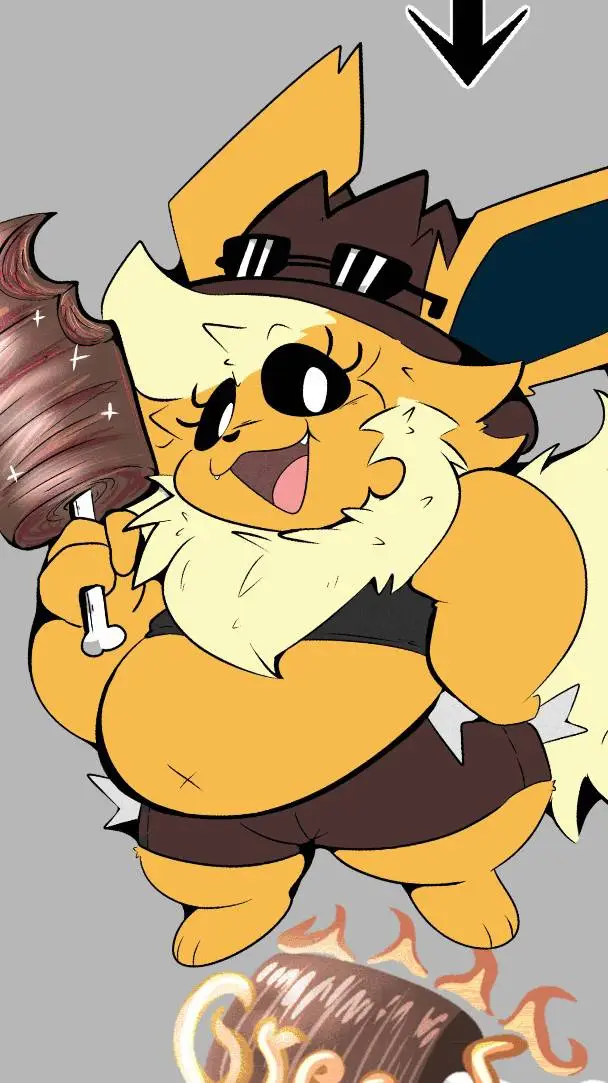 ai character: Greed la flareon background