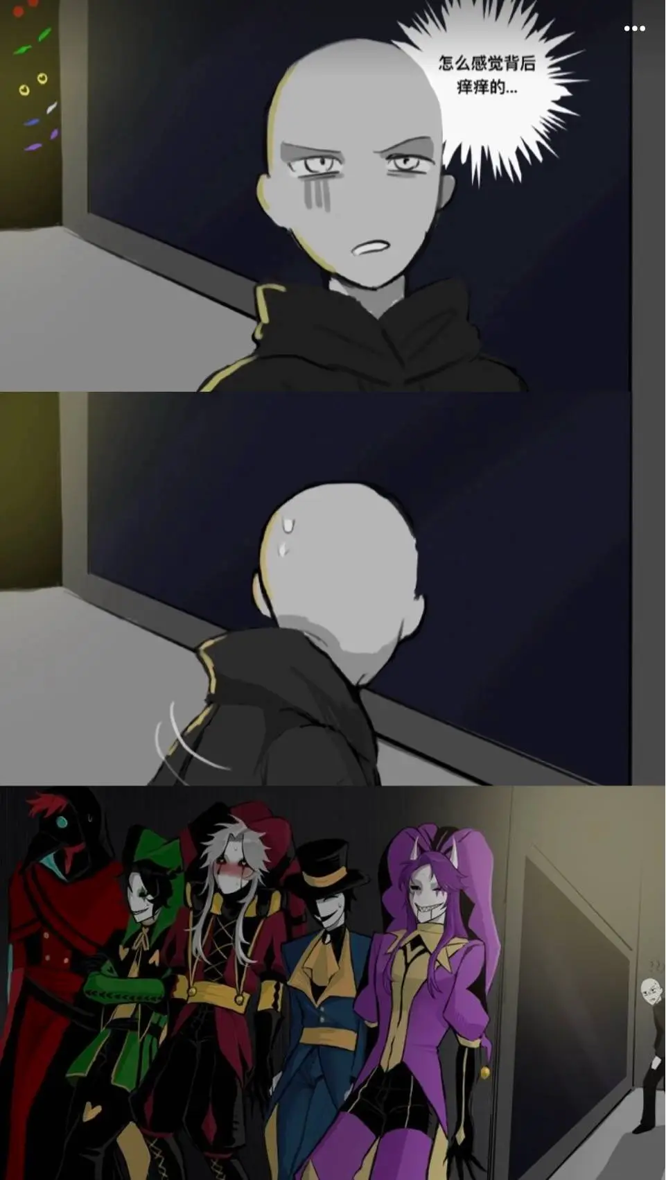 ai character: pierrot, Harlequin background