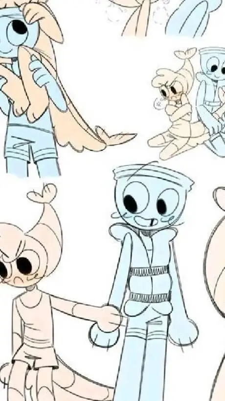 ai character: SHRIMPOxFINN background