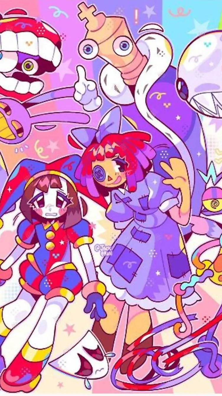ai character: digital circus *👍* background