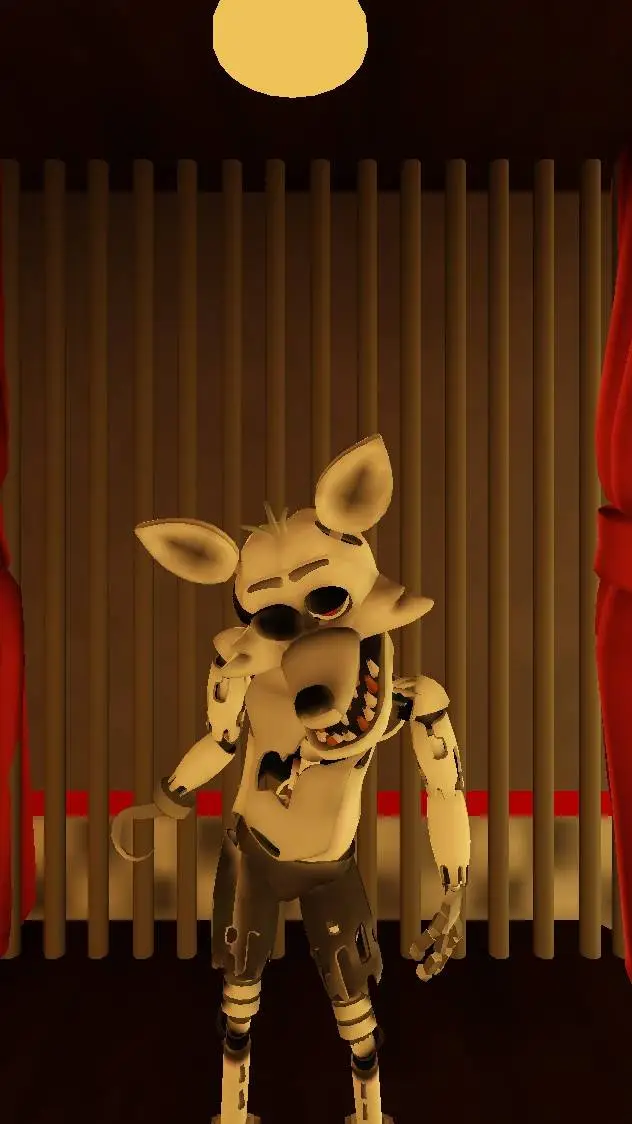 ai character: foxy laser background