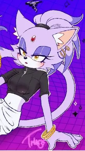 ai character: blaze background