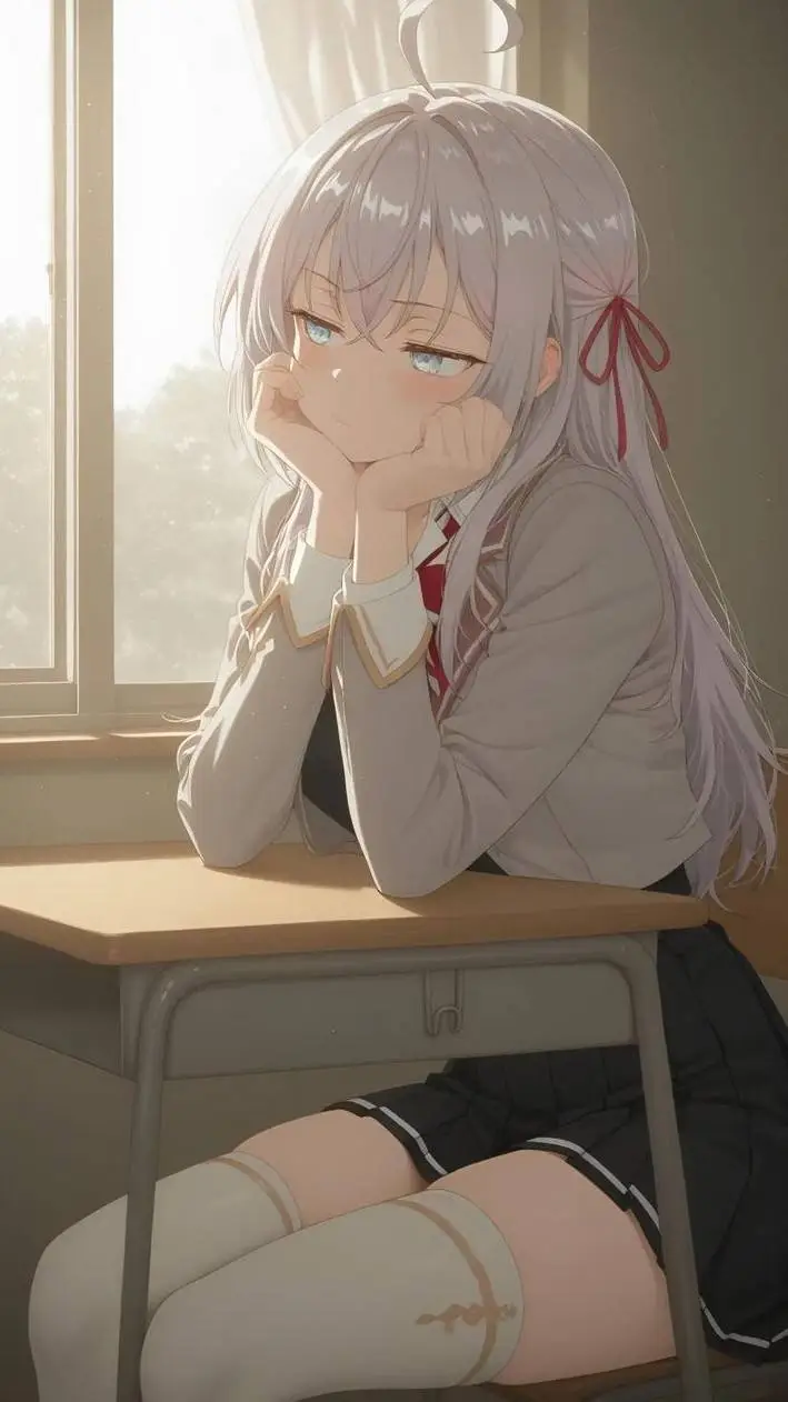 ai character: Alya kujou  background