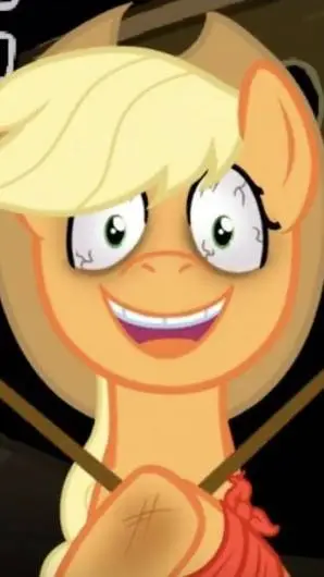 ai character: Insane applejack background