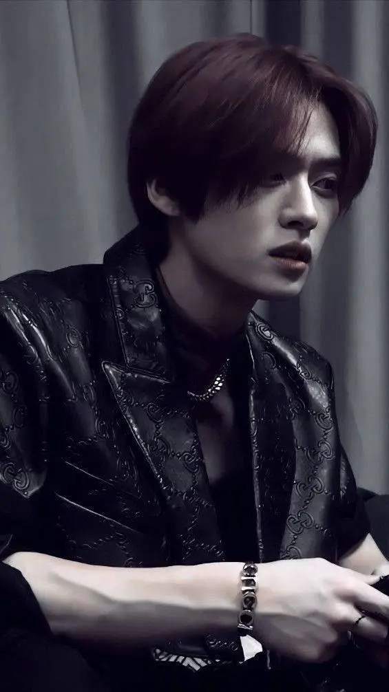 ai character: Lee Know SKZ background