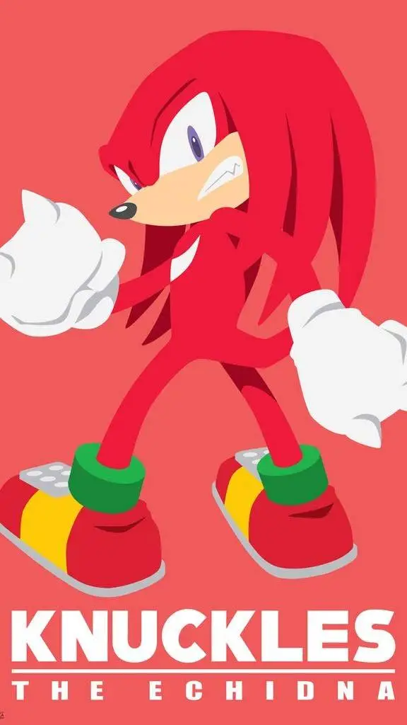 ai character: knuckles  background
