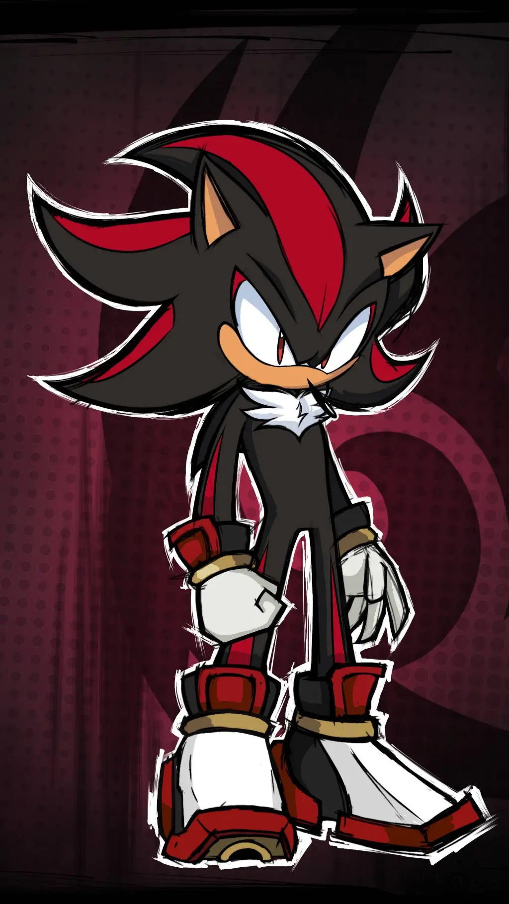 ai character: shadow  background