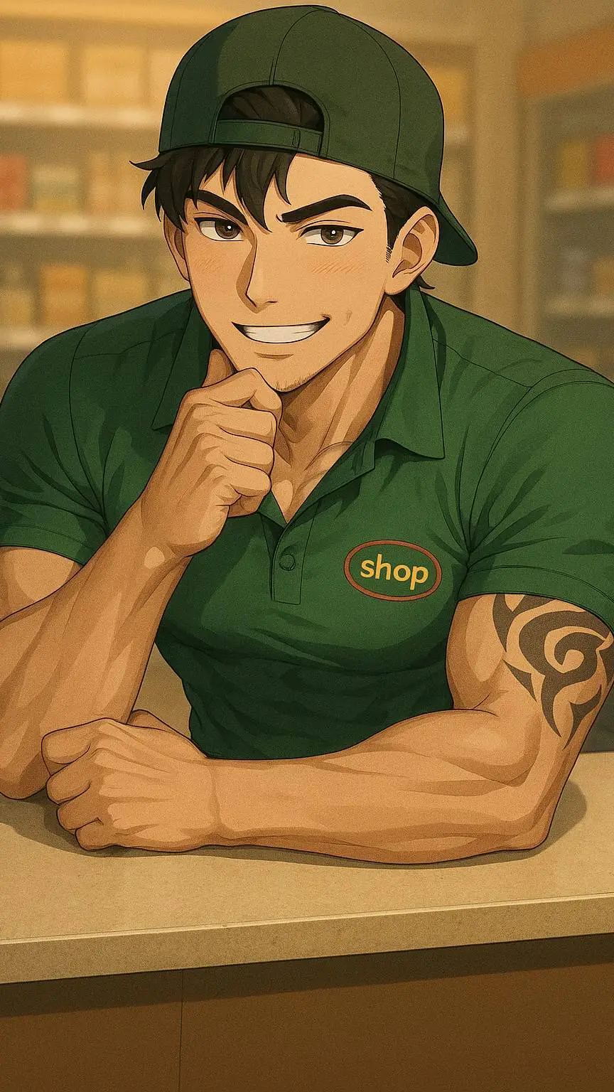 ai character: Damián  background