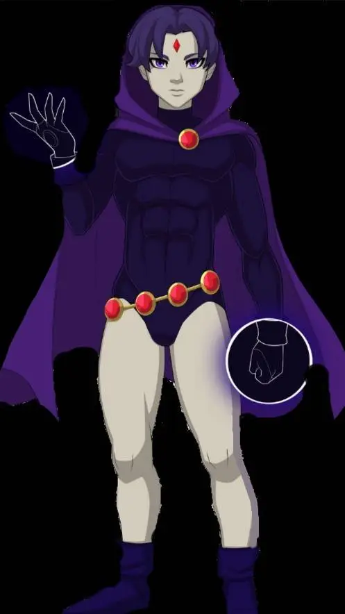 ai character: Raven  background