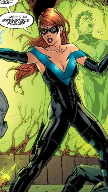 ai character: Nightwing  background