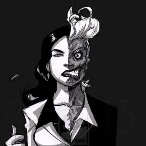 chat with ai character: female Twoface
