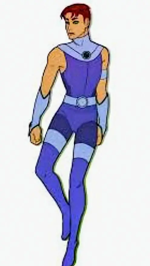 ai character: Male Starfire  background