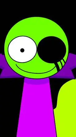 ai character: Acid background