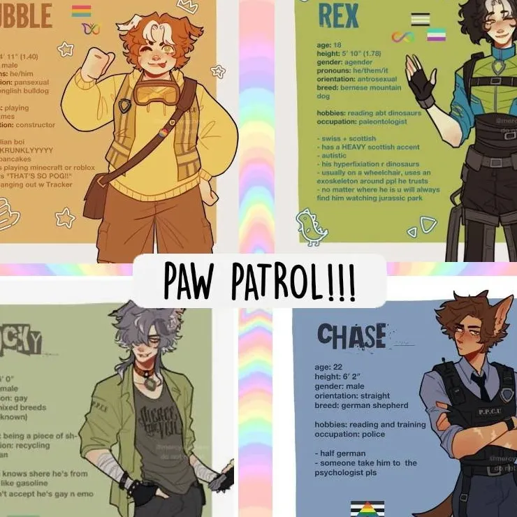 chat with ai character: paw patrols