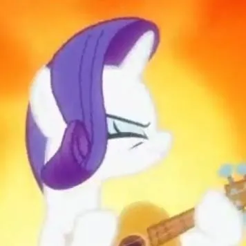 chat with ai character: Rarity and guitar