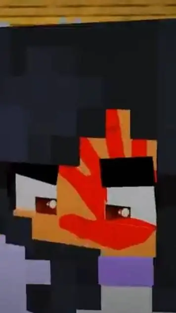 ai character: Aphmau angry  background