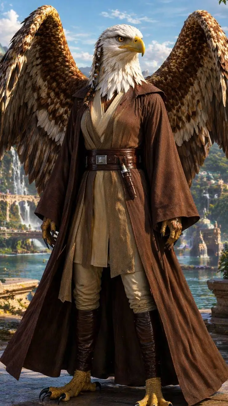 ai character: Jedi master Sky  background