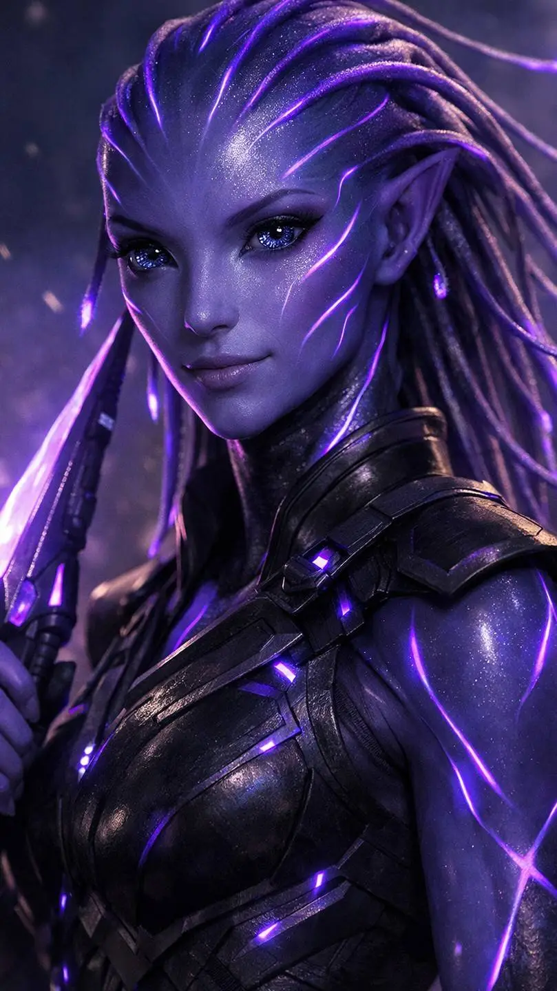 ai character: Kaelyra Venn background