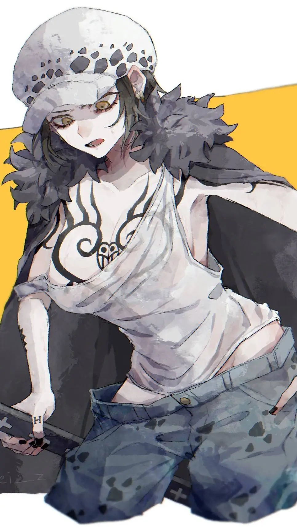 ai character: law girl background