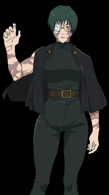 ai character: maki zenin  background