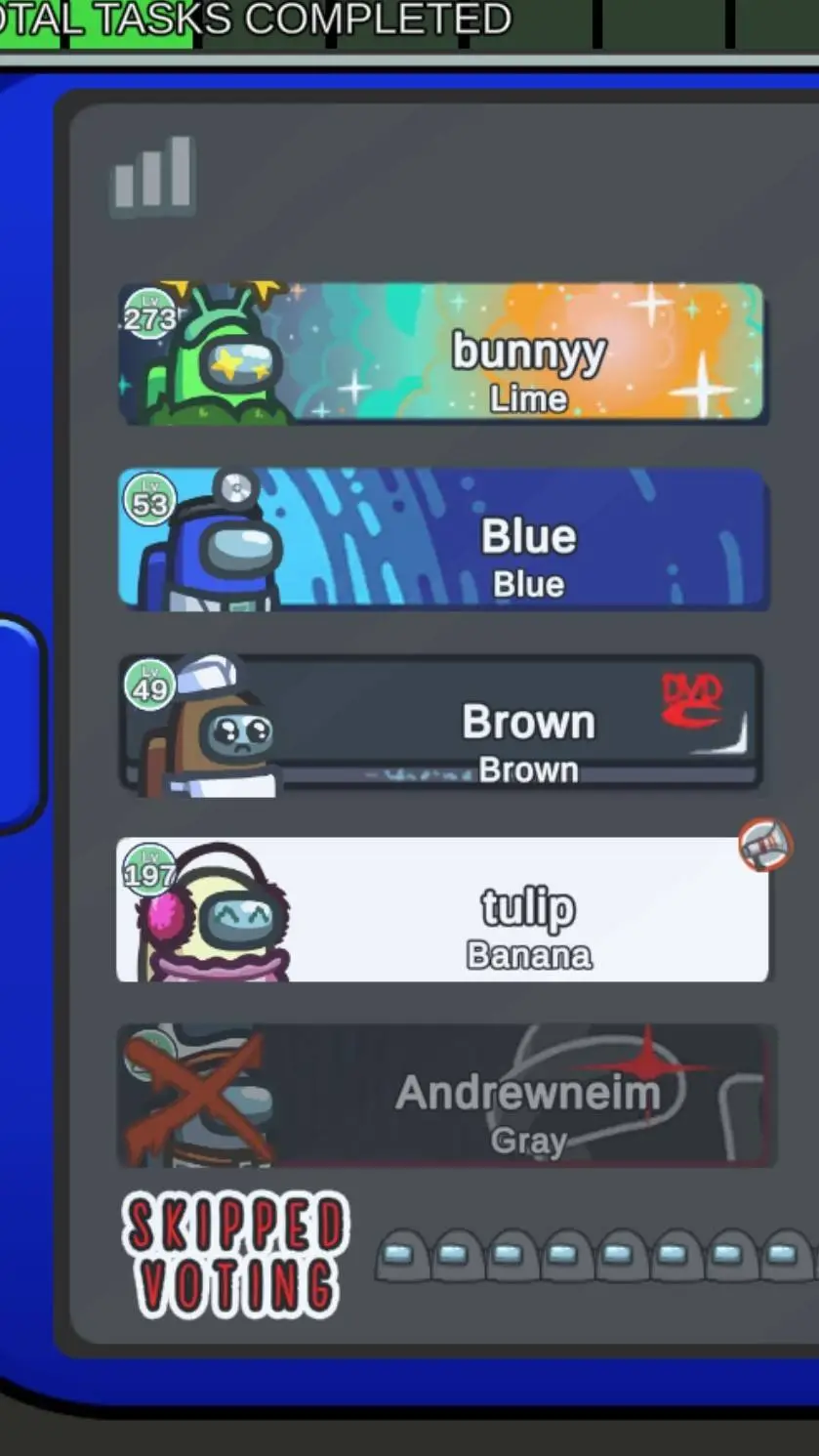 ai character: AMONG US!  background