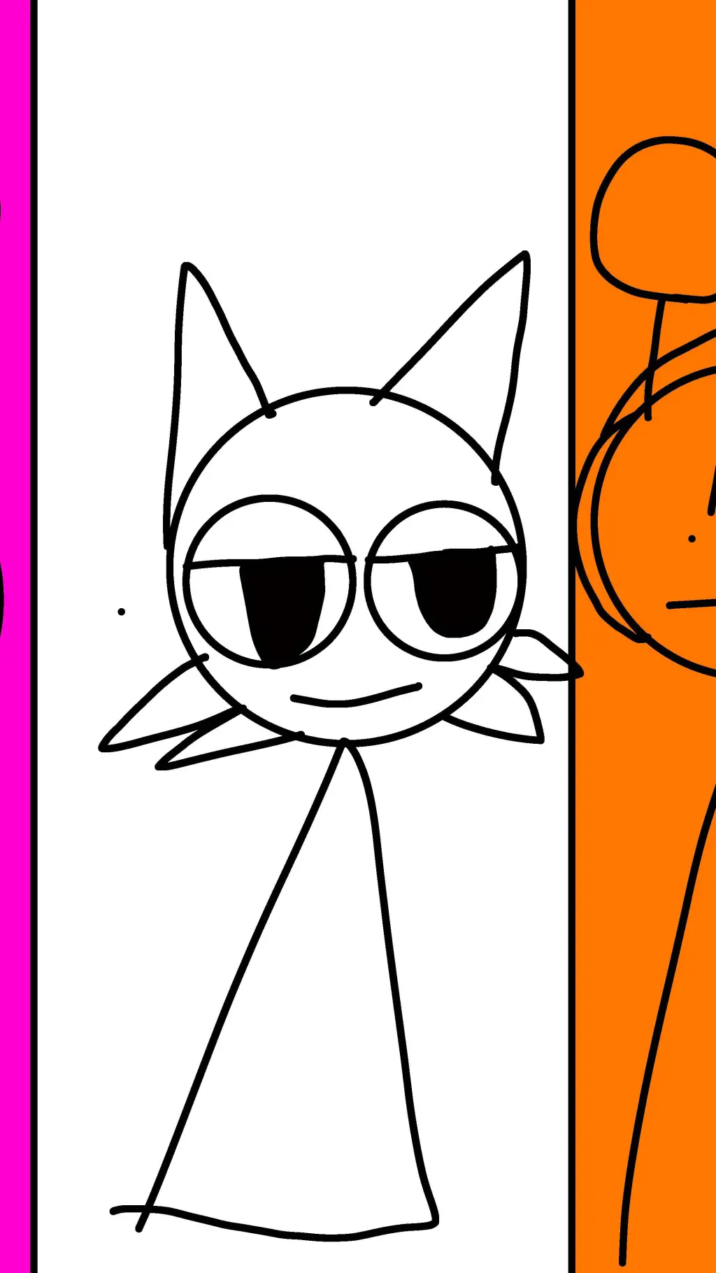 ai character: sprunki painters background