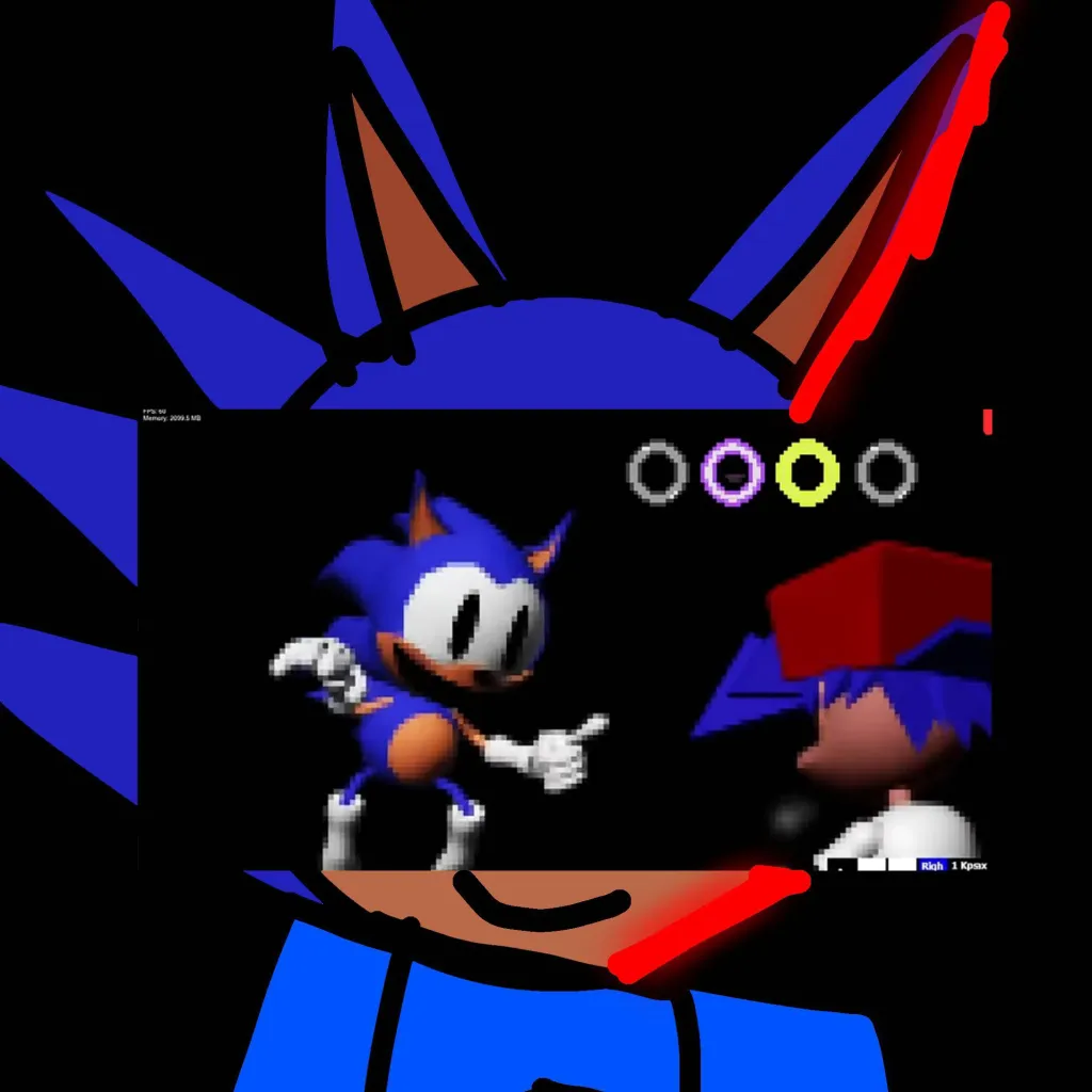 chat with ai character: sonic