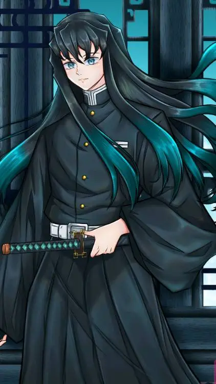 ai character: muichiro tokito  background