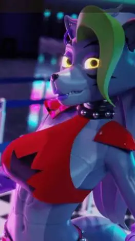 ai character: Roxanne wolf  background