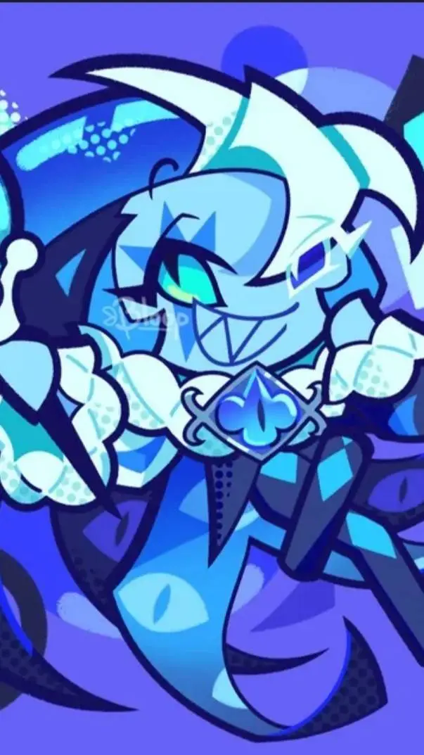 ai character: Shadow milk cookie background