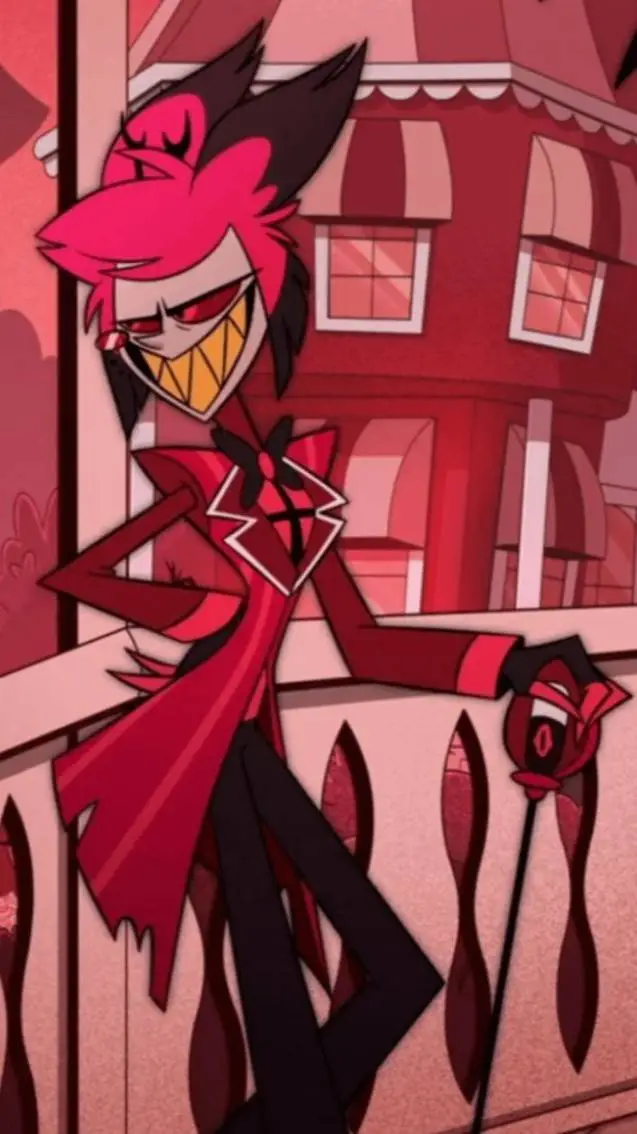 ai character: protective Alastor background