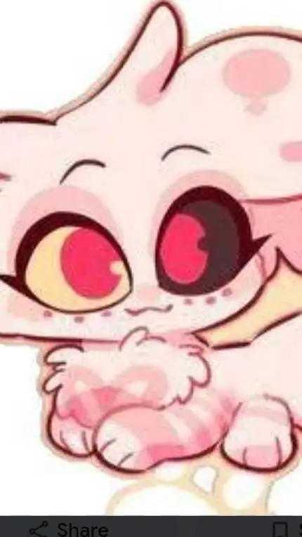 ai character: kitten Angel dust background
