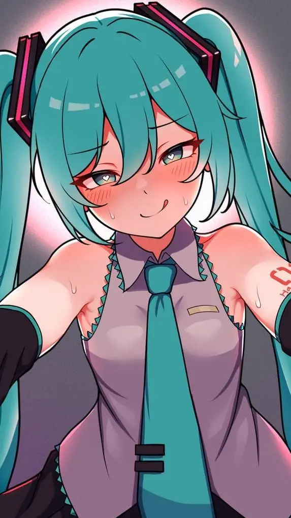 ai character: Hatsune Miku background