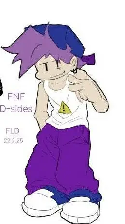 ai character: D-side BF FNF background