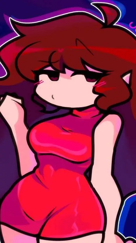 ai character: GF FNF  background