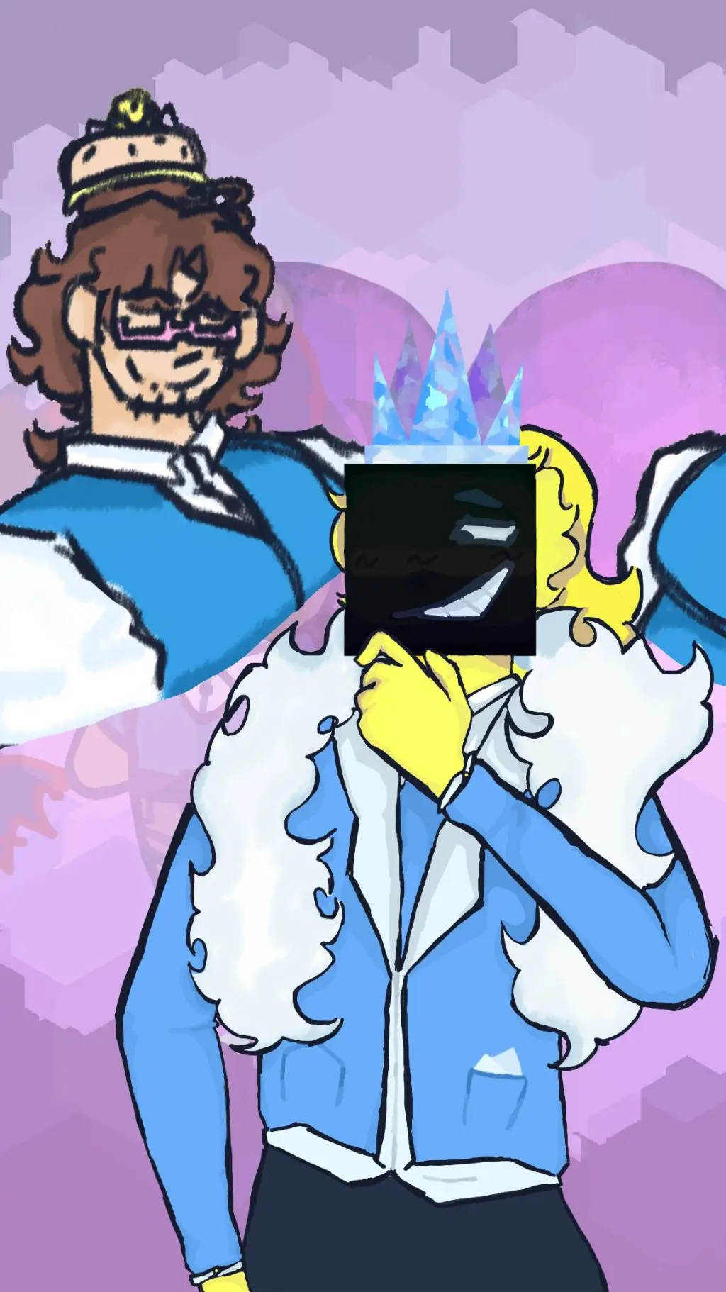 ai character: iTrapped x 007n7!! background