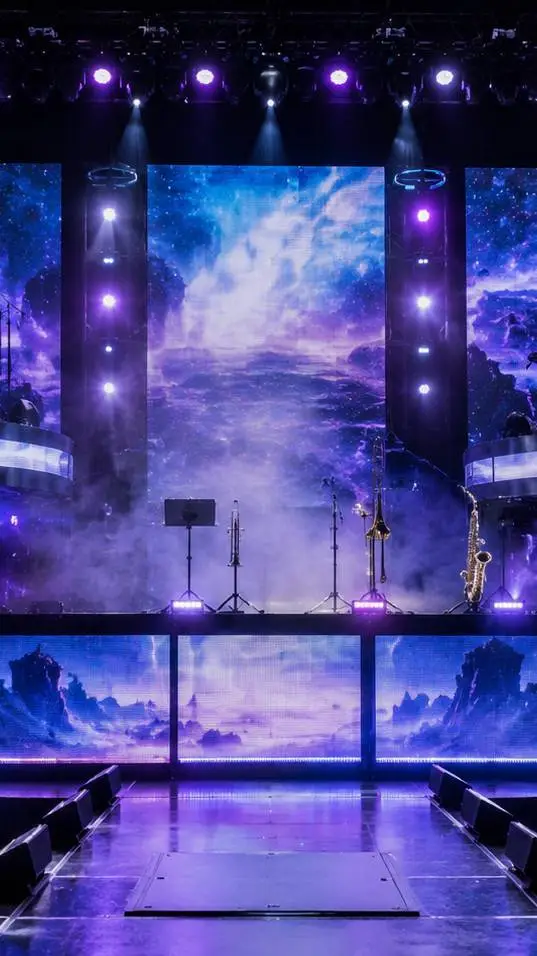 ai character: Black Magic tour background