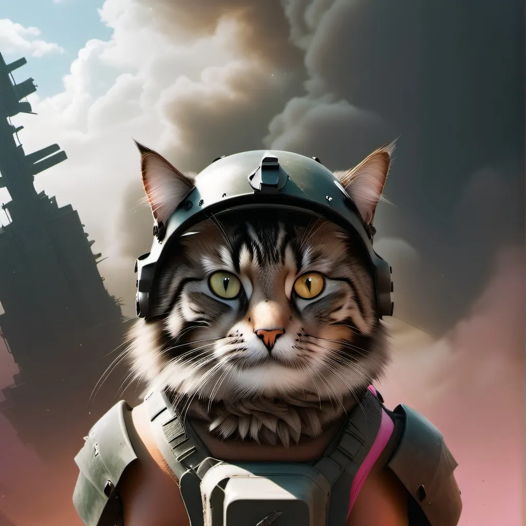 chat with ai character: war cat