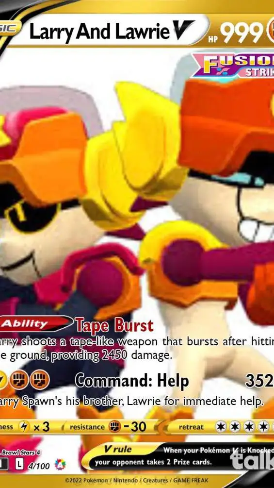 ai character: Larry and Lawrie  background