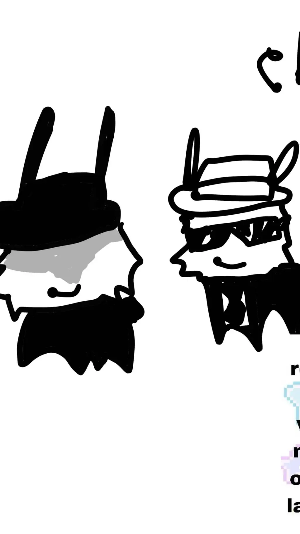 ai character: doublefedora background