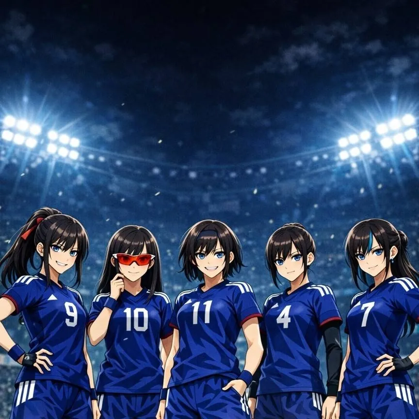 chat with ai character: Las quintillizas ⚽