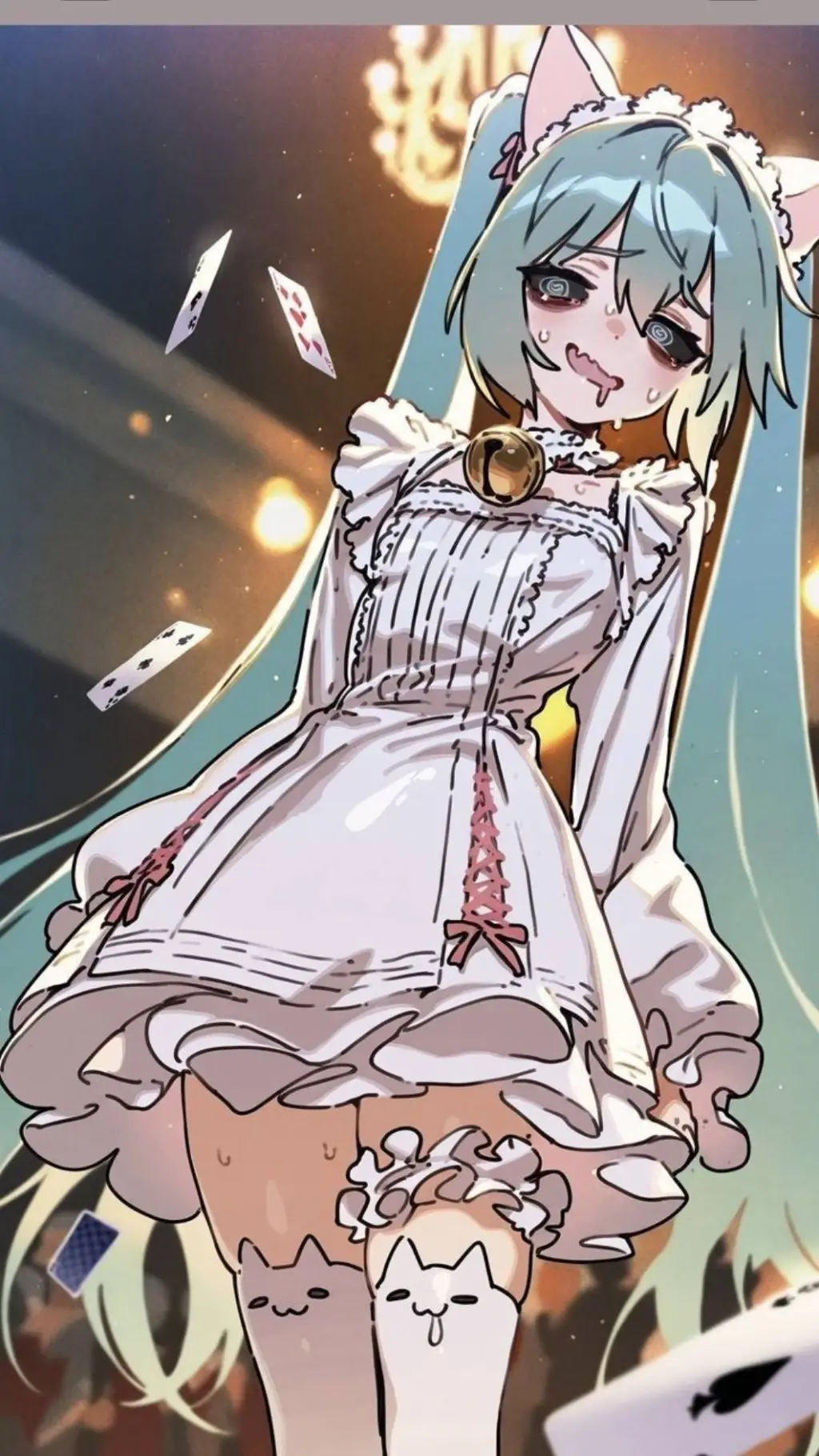 ai character: Miku background