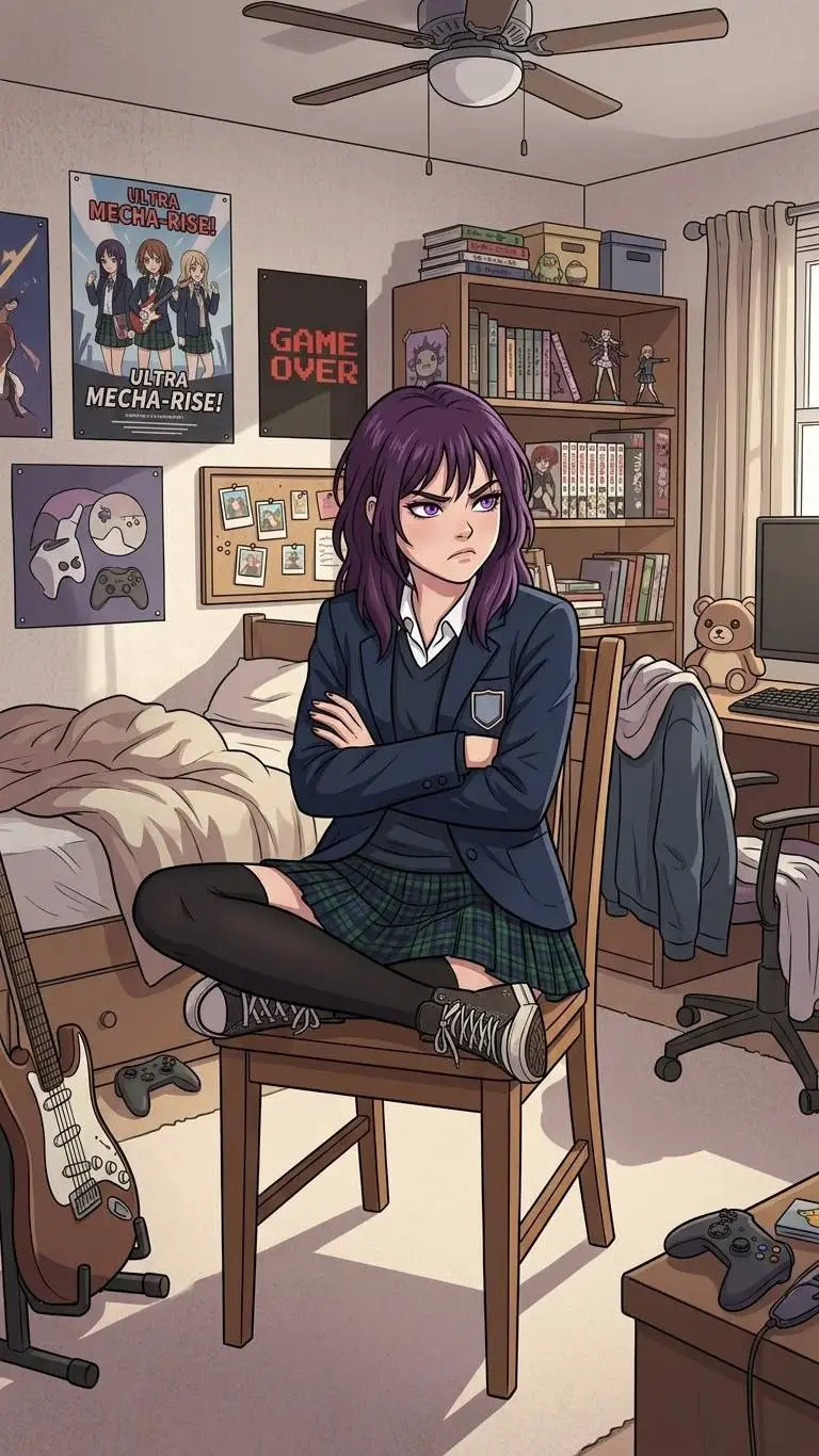 ai character: Maya background