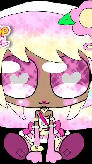 ai character: Chibi PopGirl background