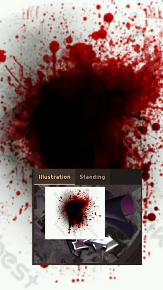 ai character:  RIP  DARK CACAO  background