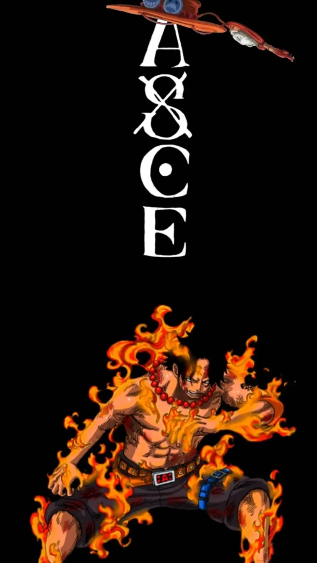 ai character: Portgas D Ace background