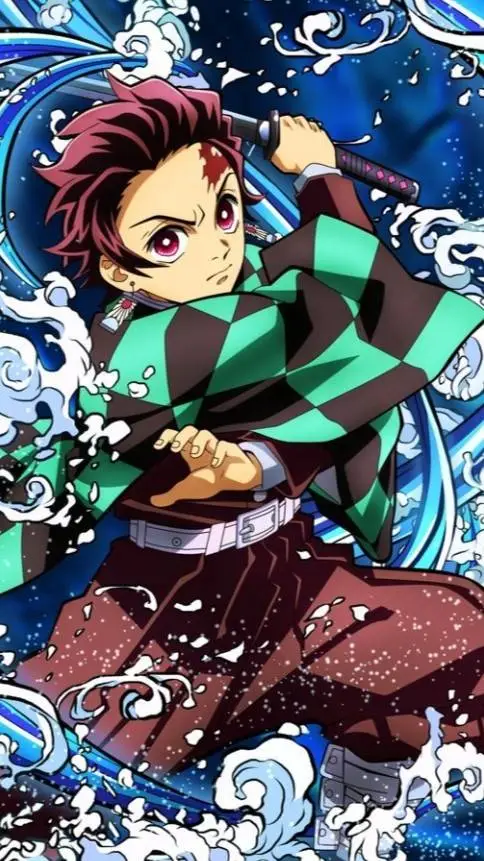ai character: tanjiro kamado background