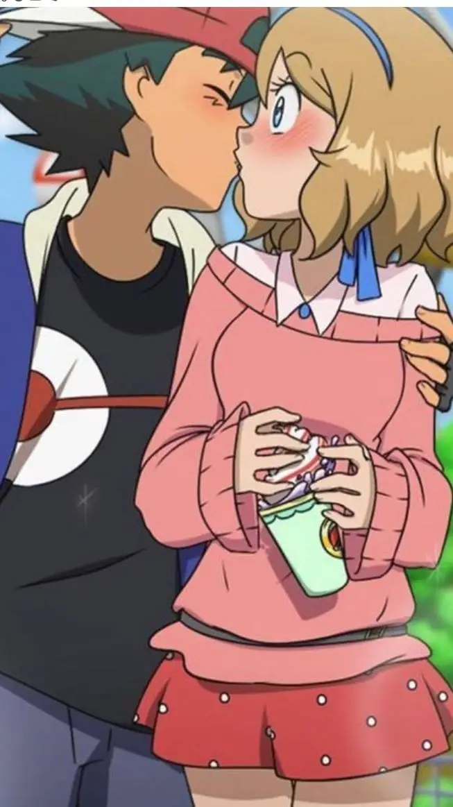 ai character: ash x serena background
